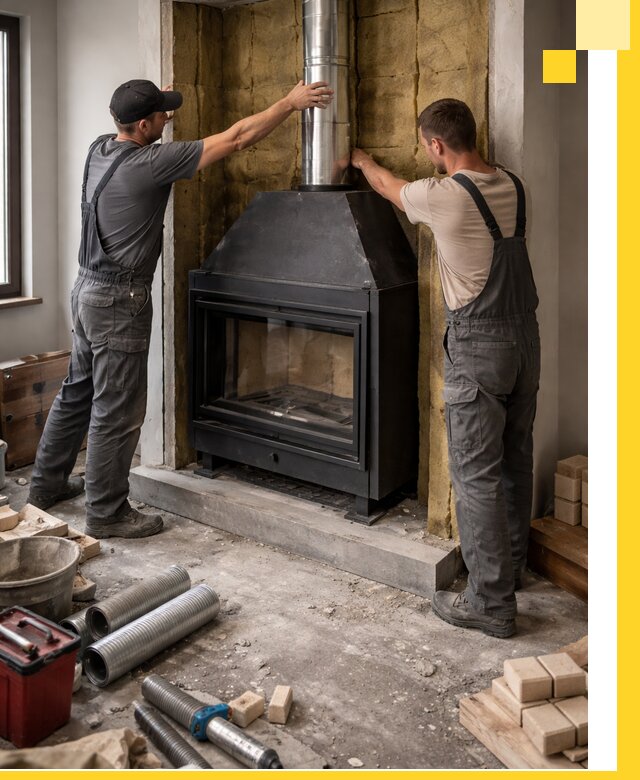 Изготовление и монтаж закрытых каминов в Ростове-на-Доне под ключ