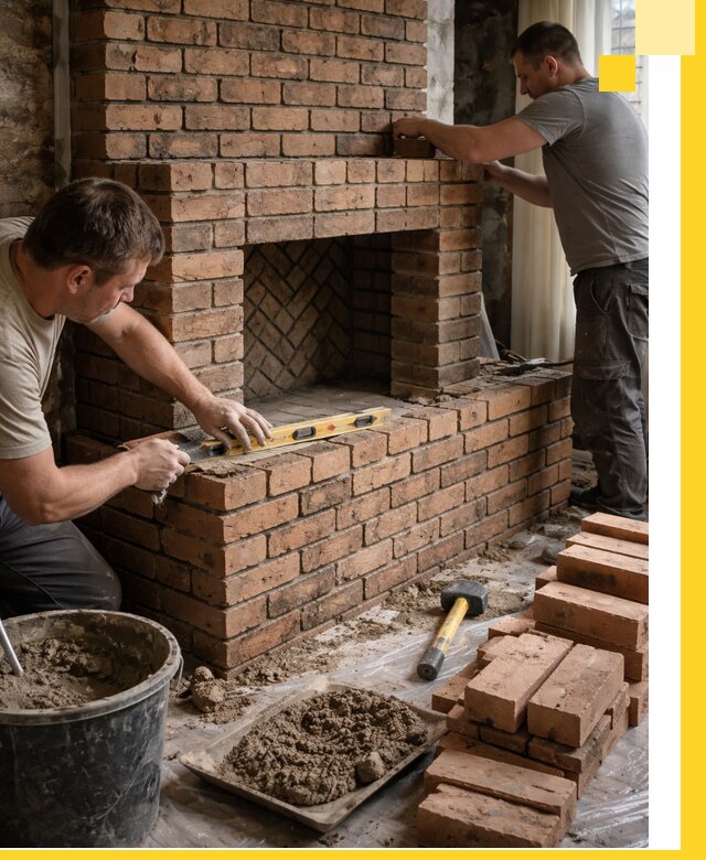 Изготовление и установка кирпичных каминов в Ростове-на-Доне