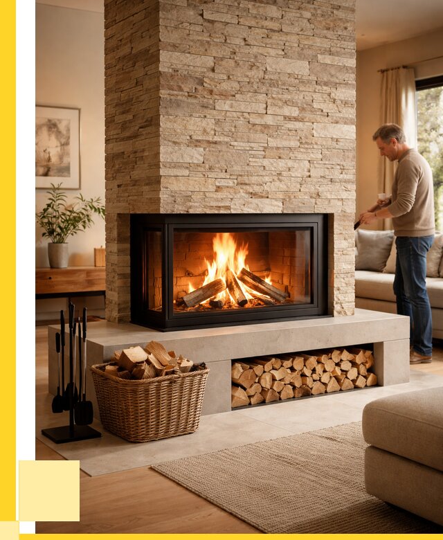 Дровяной камин под ключ в Ростове-на-Доне от 208580 р. | ЭриданРст