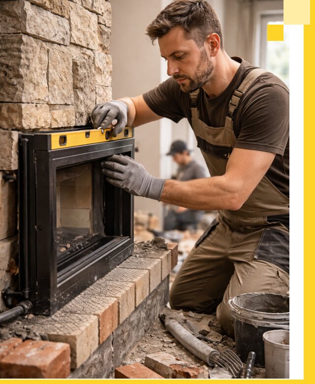 Дровяные камины под ключ в Ростове-на-Доне: монтаж, обустройство