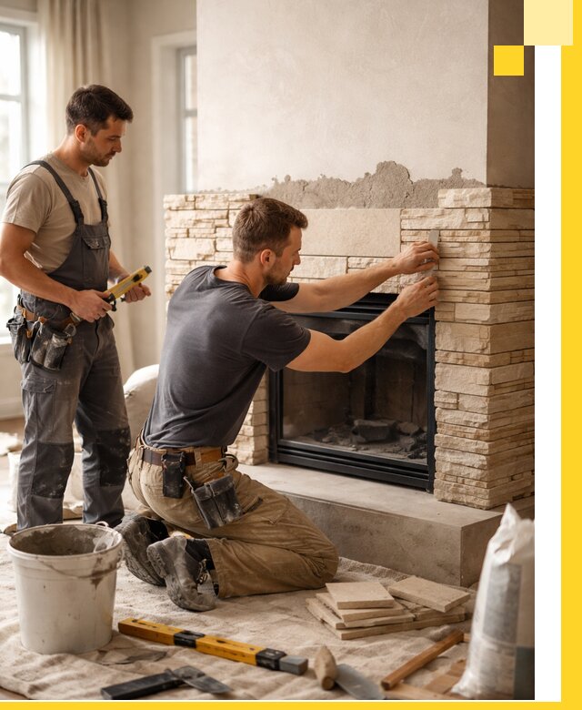 Установка и монтаж каминов для загородного дома в Ростове-на-Доне