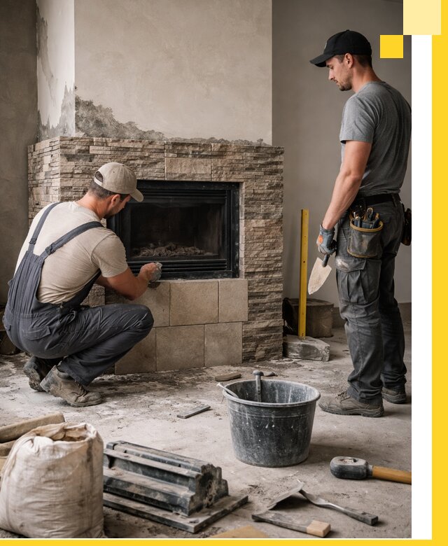 Камины под ключ в Ростове-на-Доне: проект, изготовление и монтаж