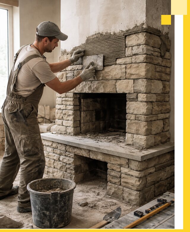 Строительство каминов под ключ в Ростове-на-Доне от проектирования до монтажа