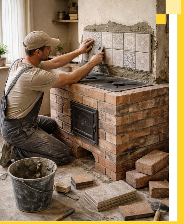 Печи с плитой на заказ монтаж гарантия и сервис в Ростове-на-Доне