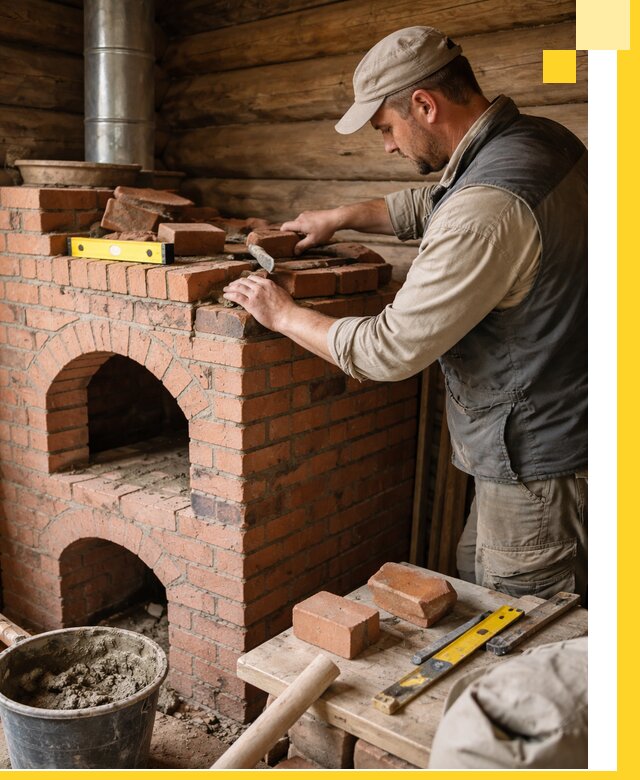 Изготовление и установка русских печей в Ростове-на-Доне под ключ