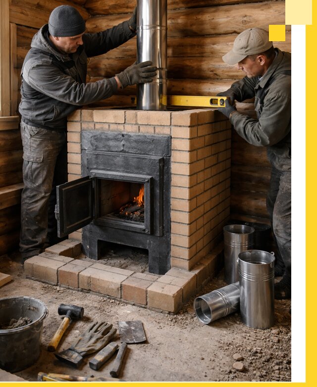 Проектирование, изготовление и установка банных печей в Ростове-на-Доне