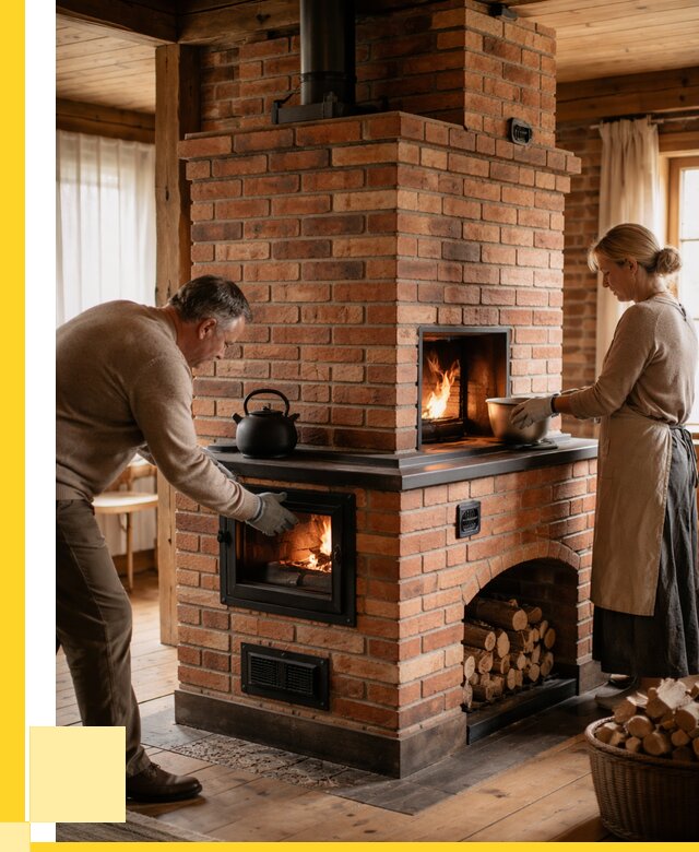 Печи для загородного дома под ключ в Ростове-на-Доне от 83432 р. | ЭриданРст