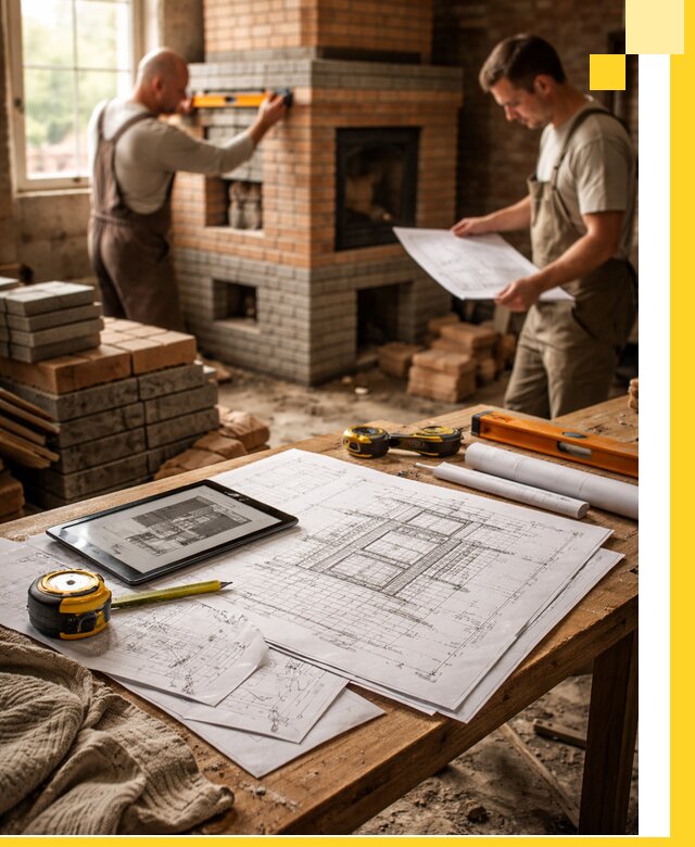 Проекты печей и каминов с индивидуальным дизайном в Ростове-на-Доне