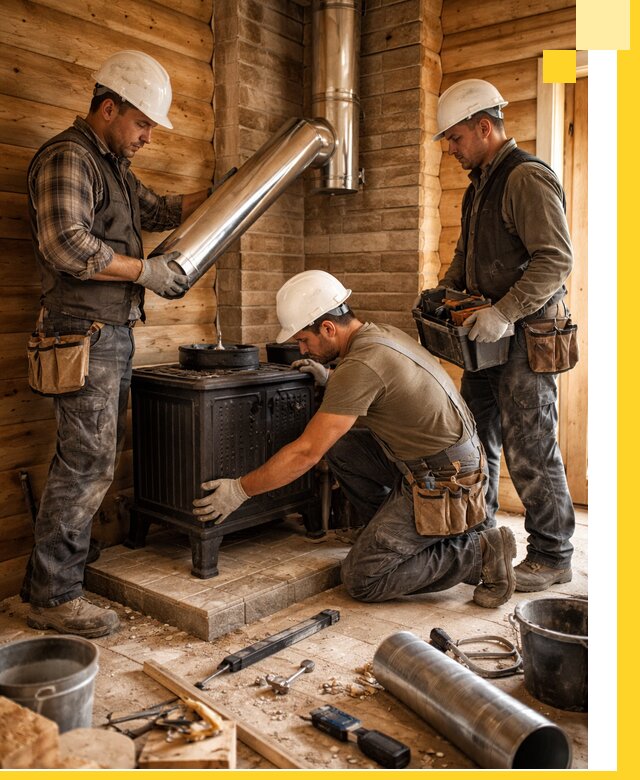 Профессиональный монтаж банных печей и дымоходов в Ростове-на-Доне