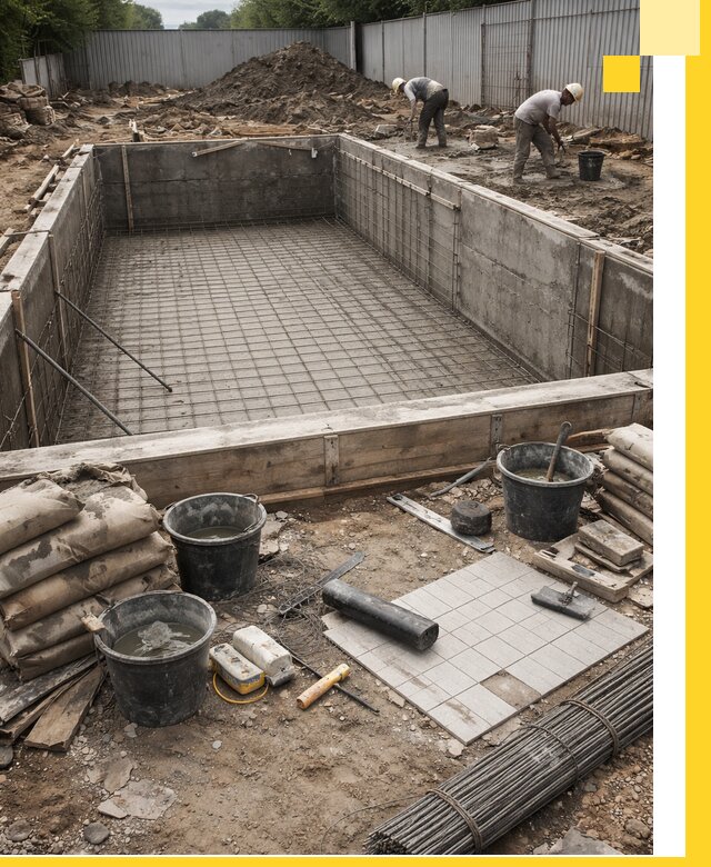 Строительство бассейнов под ключ в Ростове-на-Доне, дизайн и монтаж