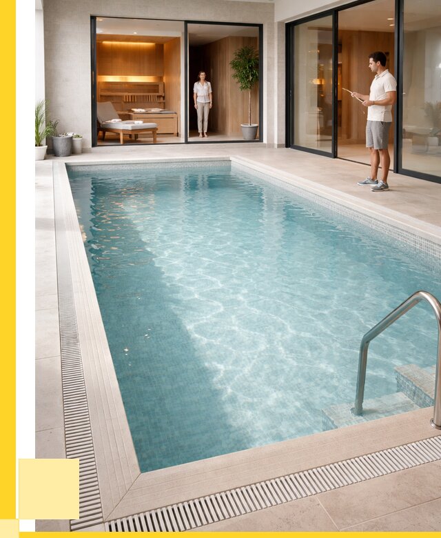 Отделка бассейна пленкой ПВХ в Ростове-на-Доне от 3650 р. - ЭриданРст