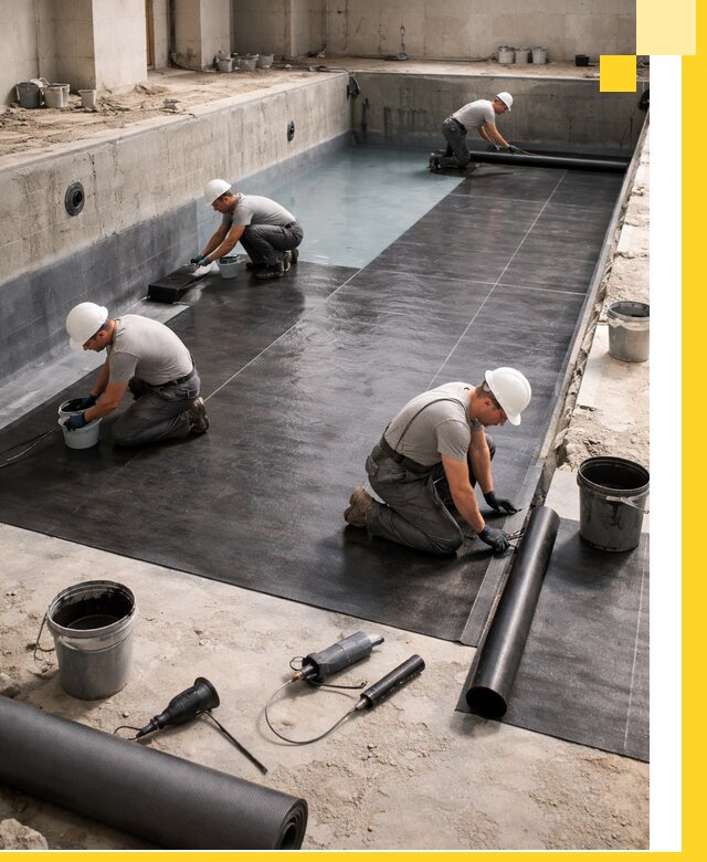 Профессиональная гидроизоляция бассейнов и чаш в Ростове-на-Доне под ключ