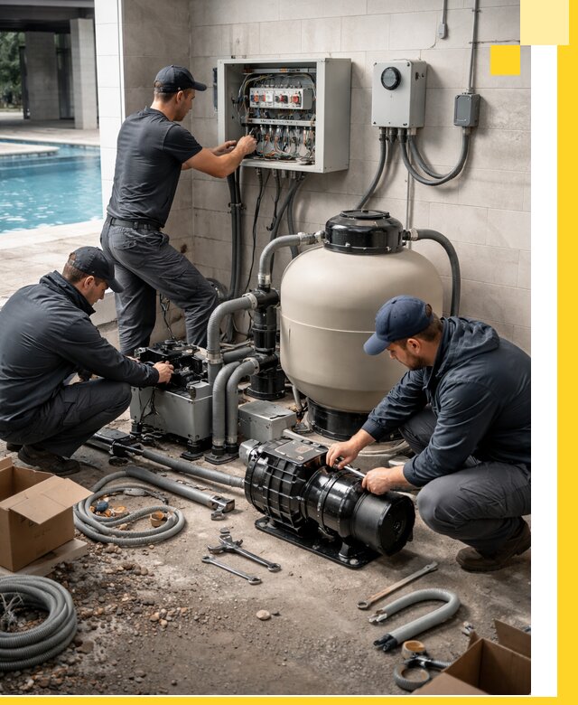 Профессиональный монтаж оборудования для бассейнов в Ростове-на-Доне