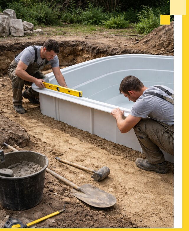 Производство и установка пластиковых бассейнов в Ростове-на-Доне под ключ