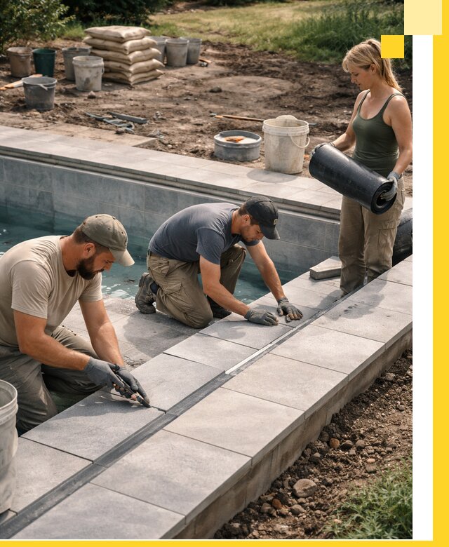 Строительство и монтаж уличных бассейнов под ключ в Ростове-на-Доне