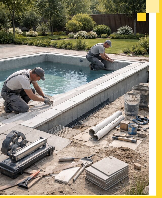 Строительство открытых бассейнов под ключ в Ростове-на-Доне профессионально