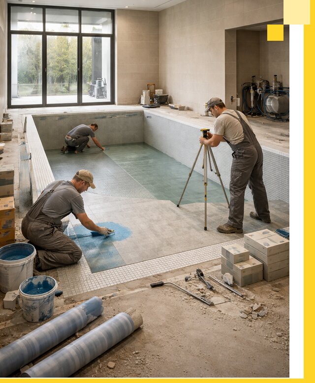 Проект и строительство закрытых бассейнов в Ростове-на-Доне под ключ