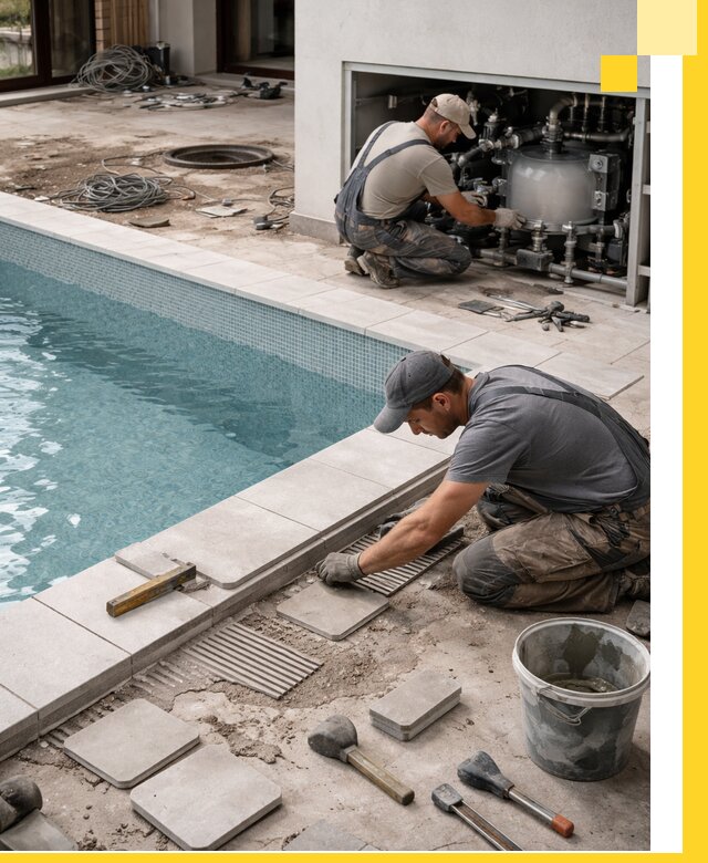 Строительство и монтаж бассейнов в коттедже в Ростове-на-Доне