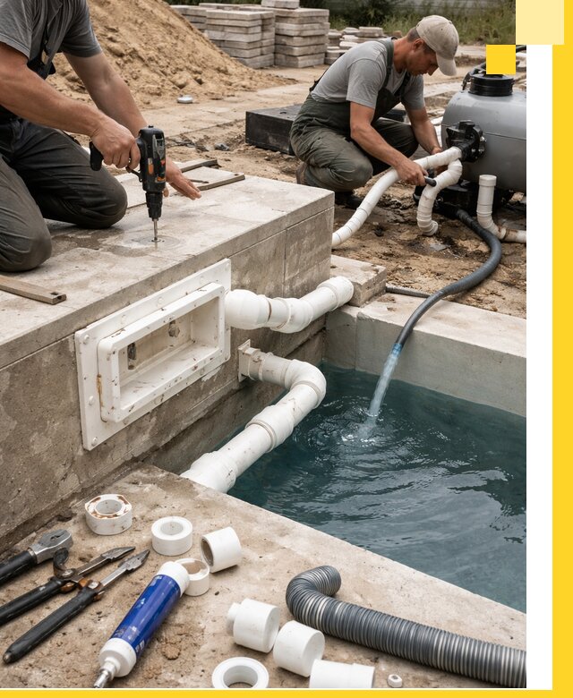 Строительство скиммерных бассейнов под ключ в Ростове-на-Доне