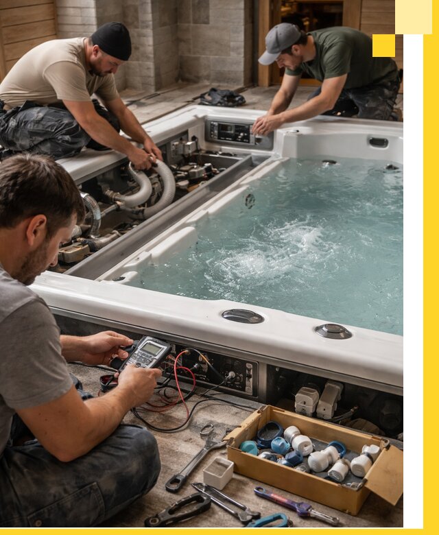 Гидромассажные бассейны под ключ в Ростове-на-Доне, дизайн и монтаж