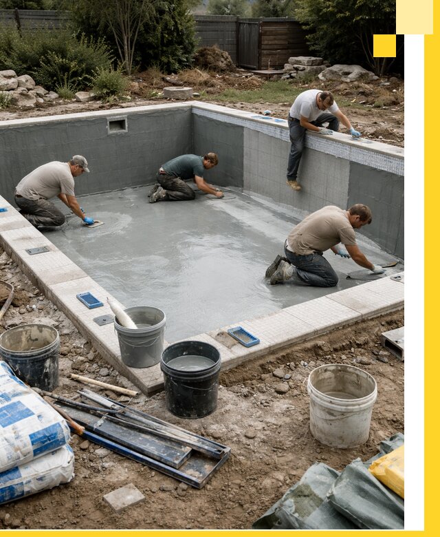 Изготовление и монтаж чаши бассейна под ключ в Ростове-на-Доне