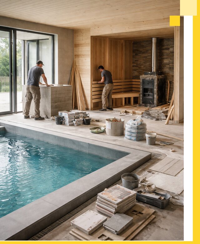 Проектирование и строительство бань с бассейном в Ростове-на-Доне