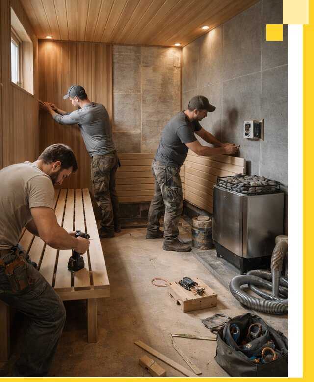 Сауны под ключ в Ростове-на-Доне, проектирование, строительство, отделка