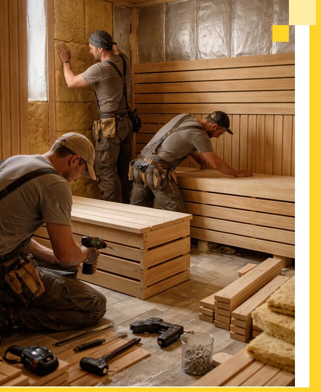 Профессиональное строительство саун под ключ в Ростове-на-Доне