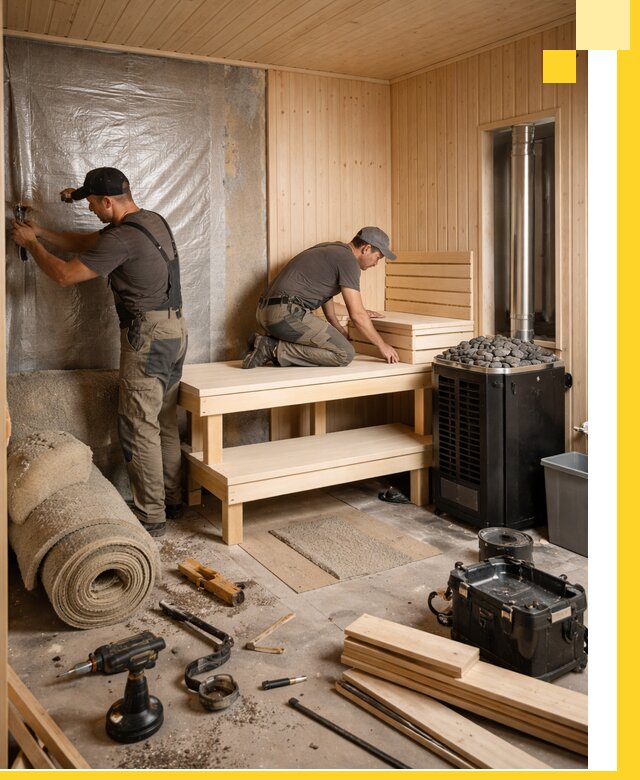 Проекты саун под ключ в Ростове-на-Доне дизайн и строительство