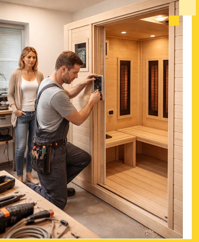 Инфракрасные сауны под ключ в Ростове-на-Доне продажа и установка