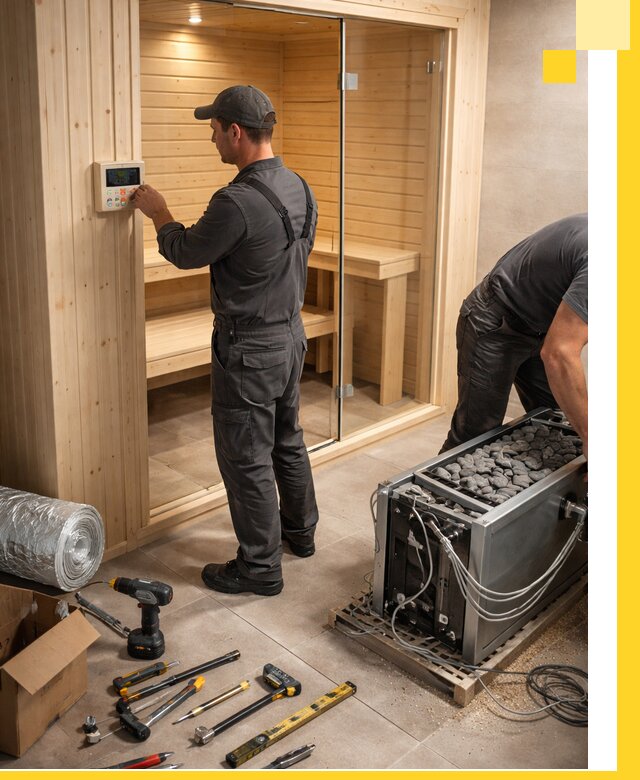 Поставка, установка и монтаж электрических саун в Ростове-на-Доне