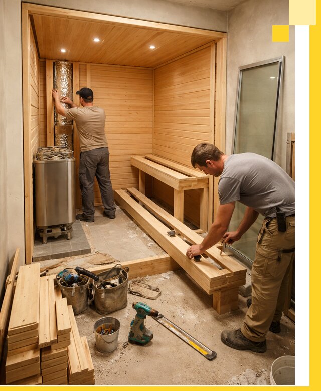 Проектирование и установка домашних саун под ключ в Ростове-на-Доне