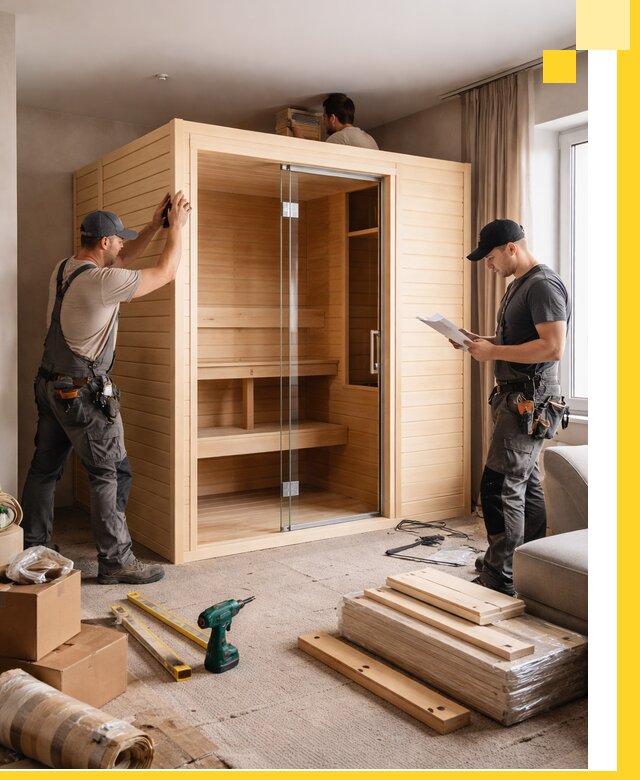 Установка и благоустройство саун в квартире в Ростове-на-Доне