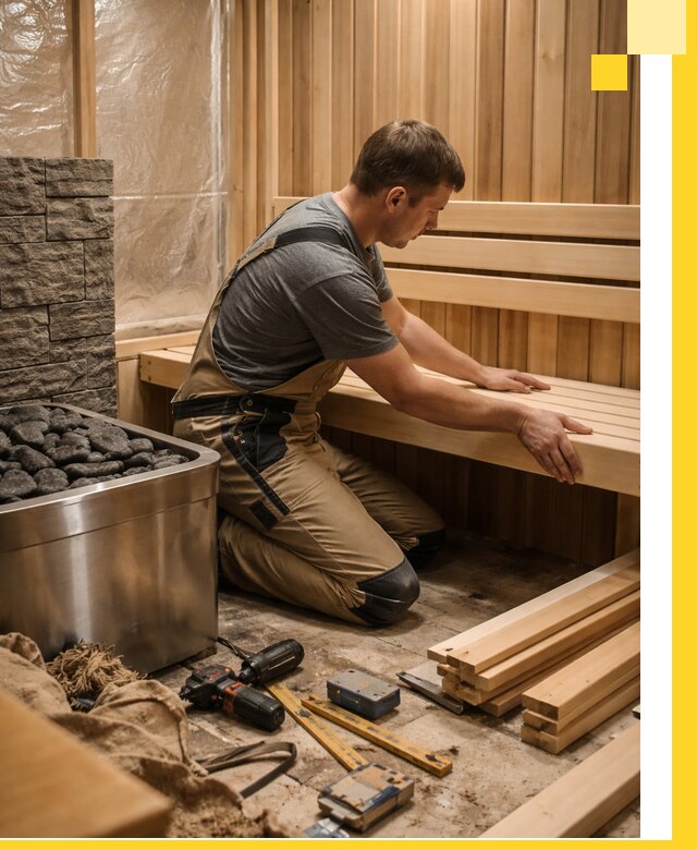 Сауны для дома под ключ с проектированием и монтажом в Ростове-на-Доне