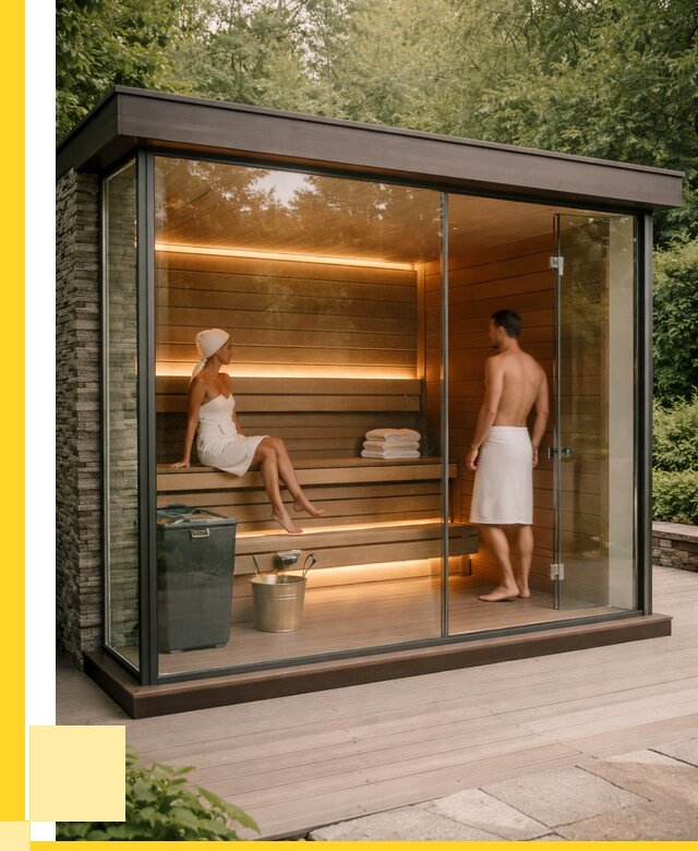 Сауна стеклянная и двери для сауны в Ростове-на-Доне от 260725 р. | ЭриданРст