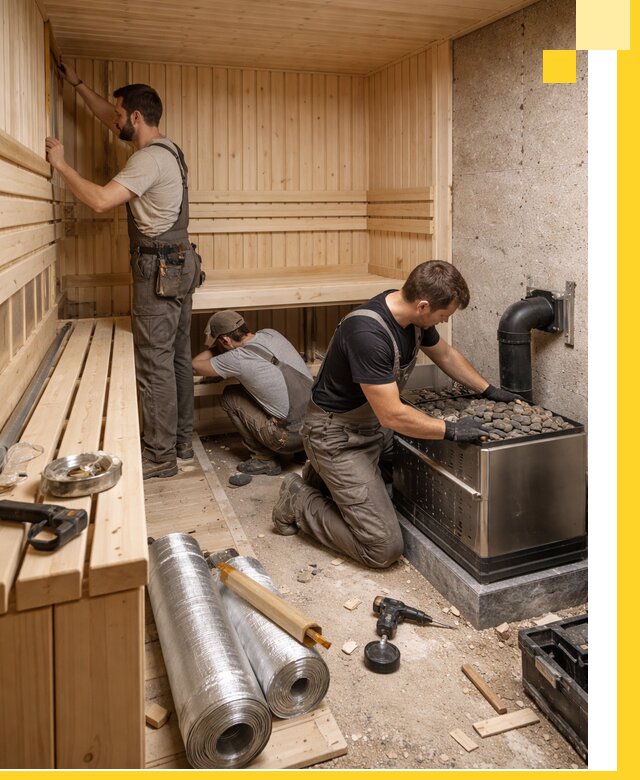 Индивидуальные сауны на заказ в Ростове-на-Доне под ключ, проект и монтаж