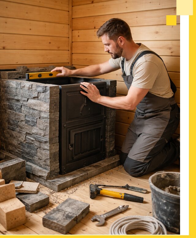 Производство и установка печей для саун под ключ в Ростове-на-Доне