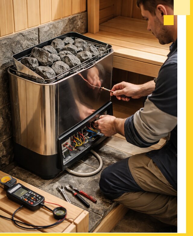 Продажа и установка электрокаменок для саун в Ростове-на-Доне