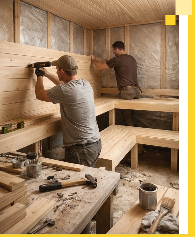 Профессиональная отделка бань и саун под ключ в Ростове-на-Доне