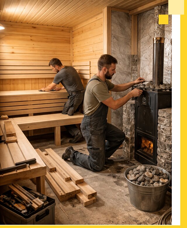 Дизайн и строительство интерьеров бань под ключ в Ростове-на-Доне