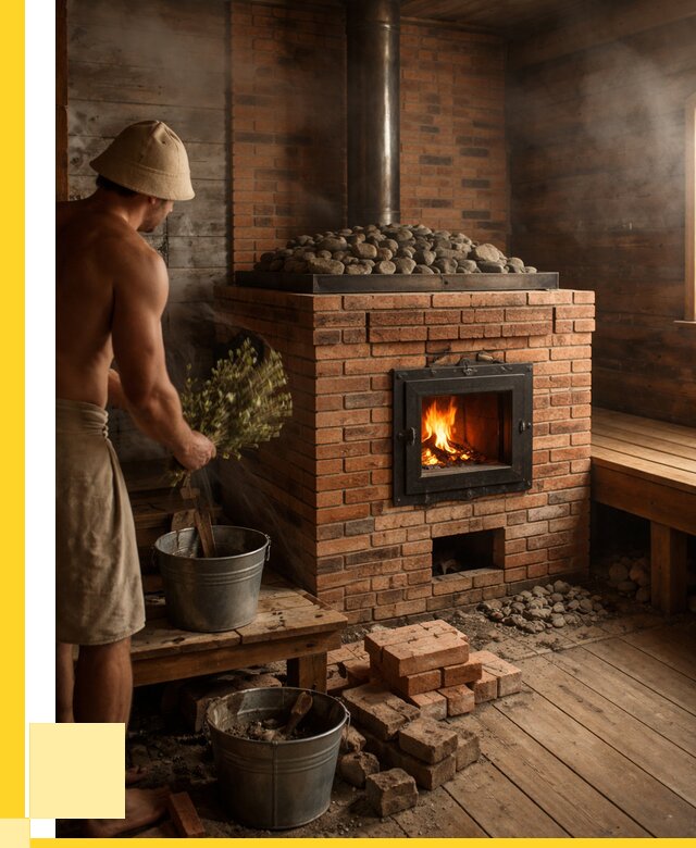 Кирпичные банные печи в Ростове-на-Доне от 93861 р. | ЭриданРст