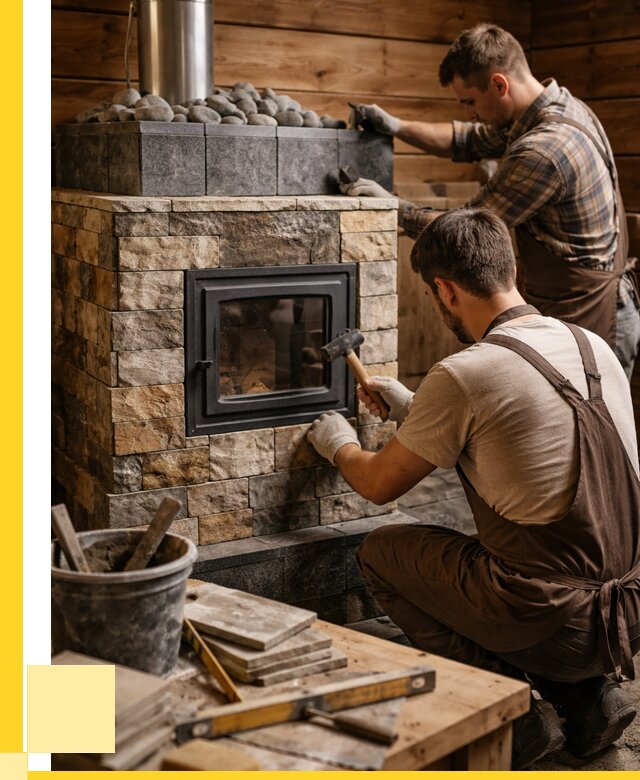 Облицовка банной печи в Ростове-на-Доне от 15644 р. | ЭриданРст