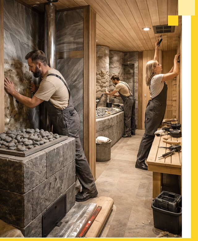 Строительство бань и SPA процедур в Ростове-на-Доне под ключ и отделкой