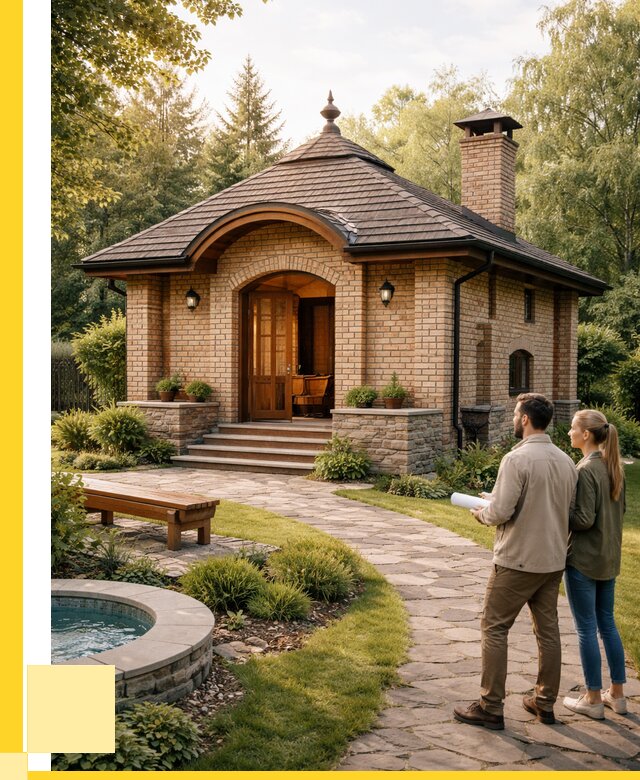 Проект кирпичной бани в Ростове-на-Доне от 31287 р. | ЭриданРст