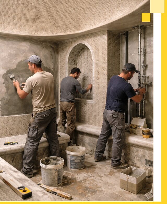 Профессиональный монтаж хамамов под ключ в Ростове-на-Доне с гарантией