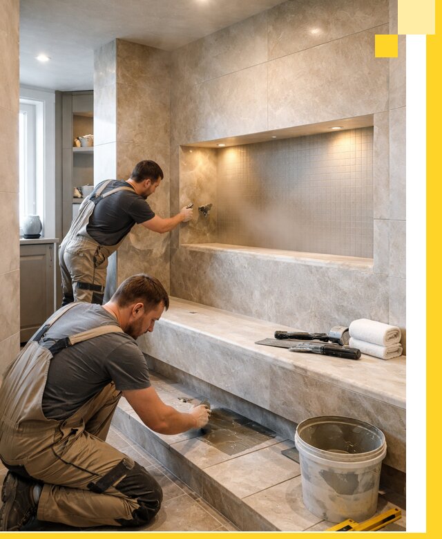 Профессиональное строительство хамама в квартире в Ростове-на-Доне