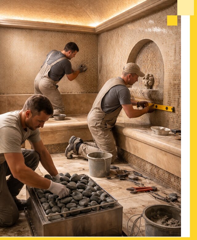 Проектирование и строительство хамама и сауны в Ростове-на-Доне