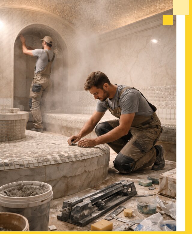 Профессиональный дизайн хамама и SPA под ключ в Ростове-на-Доне