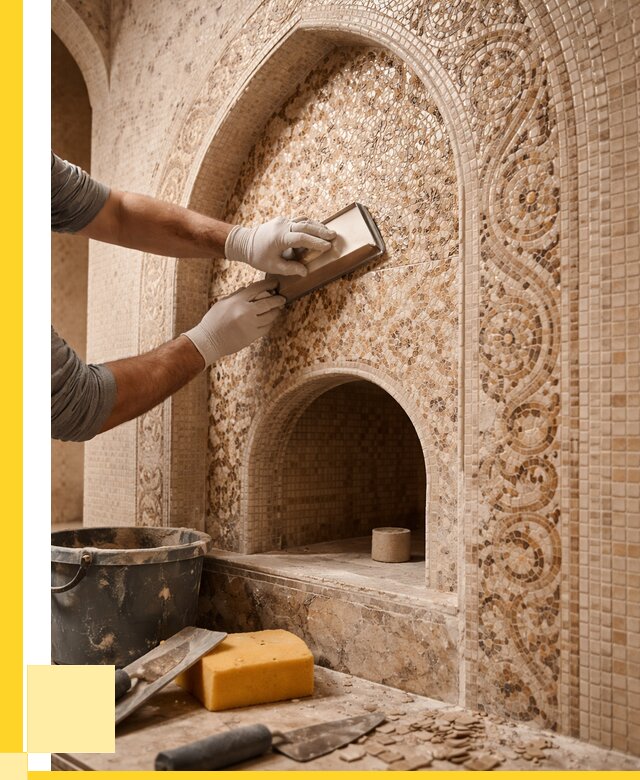 Мозаика для хамама в Ростове-на-Доне под ключ от 5215 р. | ЭриданРст