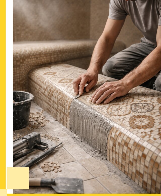 Плитка для хамама под ключ в Ростове-на-Доне от 3650 р. | ЭриданРст